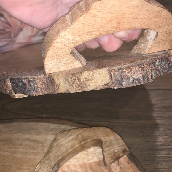 Wood Trays, Handmade Wooden Serving Platter Decor - Picture 7 of 8